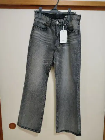 Shiun FLARE SLUB DENIM PANTS XS 미사용 새상품