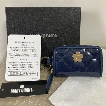 MARY QUANT 마리콴트 에나멜 퀼트 스마트 키케이스