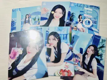 ITZY 유나 팝업스토어 랜티큘러 포토카드 6장 세트