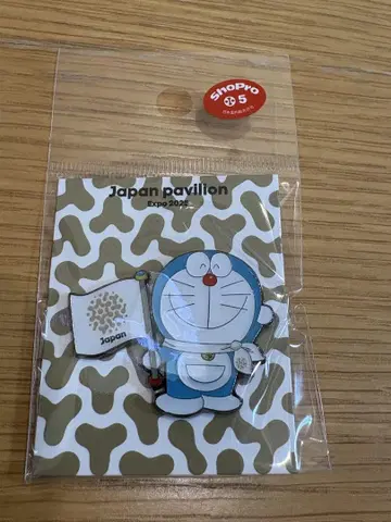 오사카 간사이 박람회 일본관 도라에몽 핀 배지
