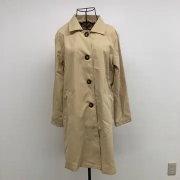 베이지 루즈 실루엣 코트 봄/가을 루즈 심플 롱 코트 12