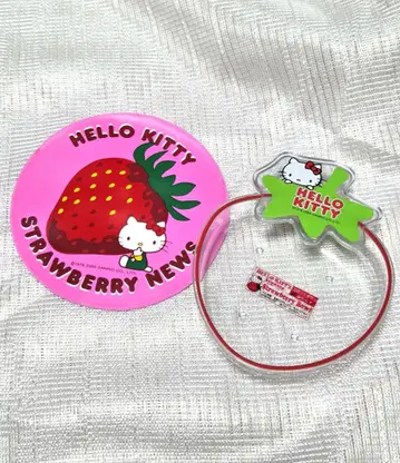새상품 HELLO KITTY 헬로키티 딸기신문 416 439 부록