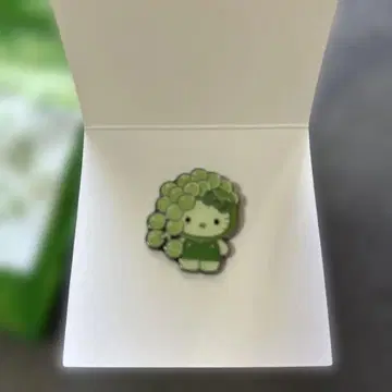 [ 익명 배송 ] 일본관 해조류 헬로키티 핀 배지 꼬시래기 바다포도