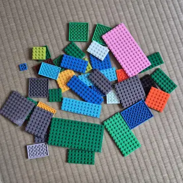 LEGO 블록 플레이트 세트 (다색)