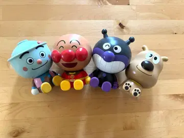 호빵맨 가챠가챠 피규어 4개 세트