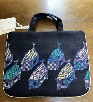 최종 가격 인하! 미나 페르호넨 백 village 네이비