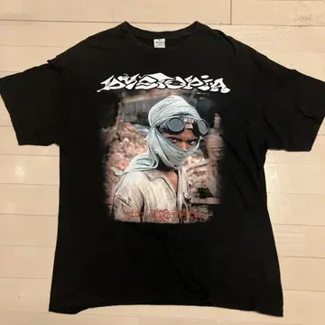 DYSTOPIA 블랙 T셔츠 L 사이즈