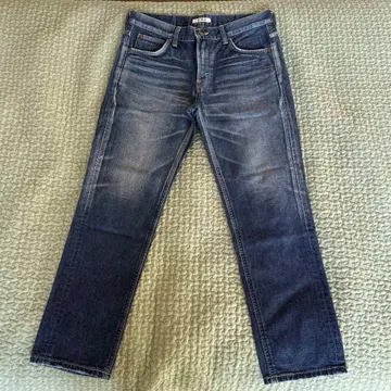 MELROSE Claire Lee 다크 블루 스트레이트 데님