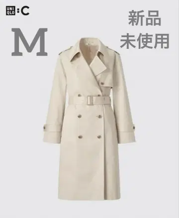 [ 새상품 ] UNIQLO:C 트렌치코트 베이지 M