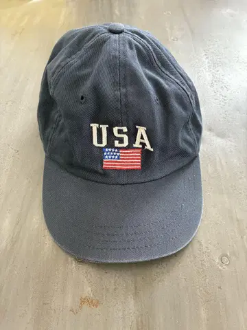 쿠퍼스타운 USA 자수 네이비 야구 모자