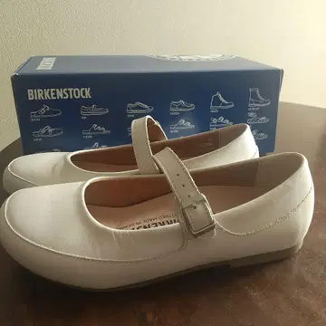 BIRKENSTOCK 화이트 멜리 제인 신발