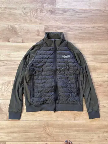 PURPLE LABEL / 절개 패딩 블루종 충전솜 다운
