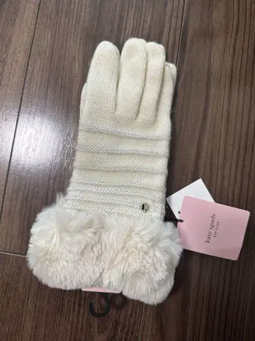 kate spade 퍼 달린 장갑