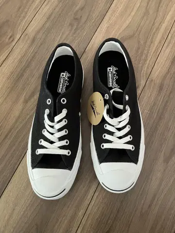 새상품 25.5cm 컨버스 잭퍼셀 블랙 커트 코베인