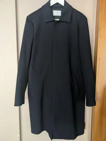 STUDIOUS 네이비 스텐카라 코트