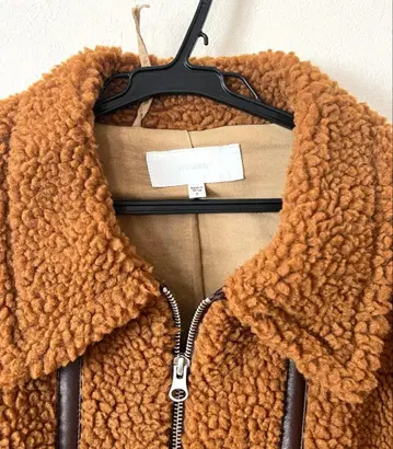 moussy/브라운 플리스 자켓 FREE 사이즈