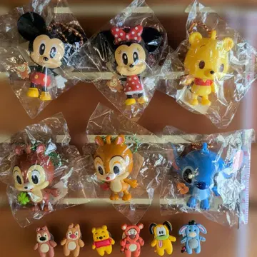 Disney 캐릭터 키링 세트 6개 & 시비츠 6개 세트