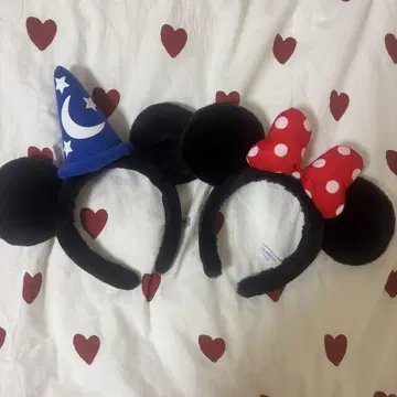 미키 미니 머리띠 2개 세트