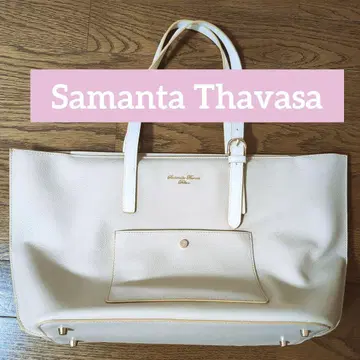 사만사 타바사 토트백 핑크 베이지
