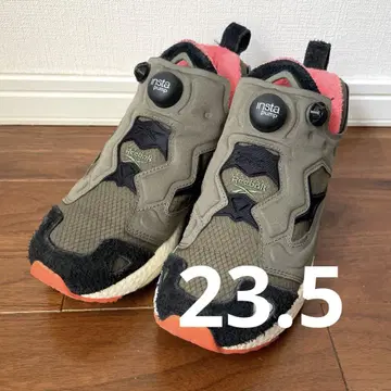 리복 INSTAPUMP FURY95 카키 x 핑크 23.5