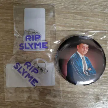 RIP SLYME PES 캔뱃지 메지루시 액세서리 3종 세트