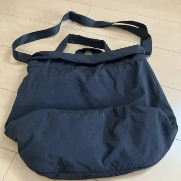블랙 나일론 숄더백