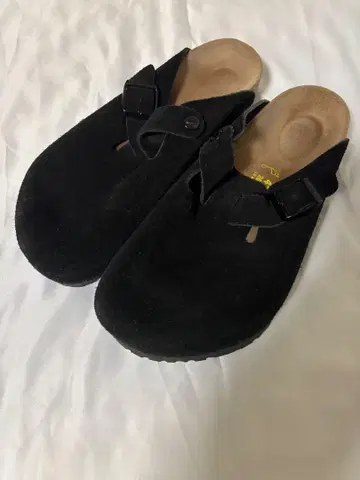 Birkenstock 보스턴 Boston 41 빌켄 블랙 스웨이드