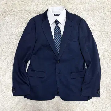 유나이티드 애로우즈 테일러드 자켓 네이비 L 언라이닝 자켓