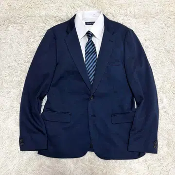 유나이티드 애로우즈 테일러드 자켓 네이비 L 언라이닝 자켓