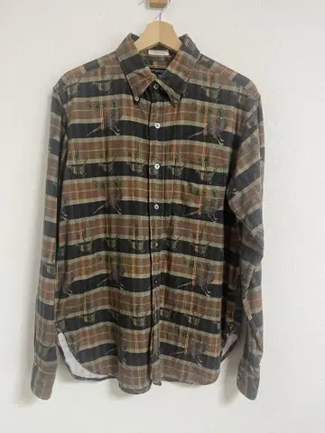ENGINEERED GARMENTS 체크 셔츠 M 19th 버튼 다운
