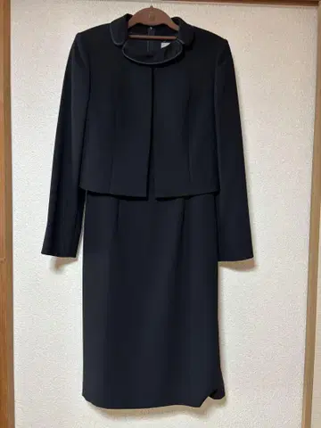 블랙 원피스 정장 카라 부착 7호