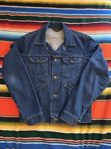 Wrangler 80s 랭글러 데님 자켓 진한 네이비 스다 마사키 착용