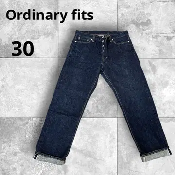 미사용급 Ordinary fits 다크 블루 데님 팬츠 청바지 30