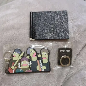 WONK 키링 반지 스탠드 머니클립 세트