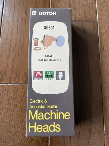 GOTOH SG301 머신 헤드 골드 6