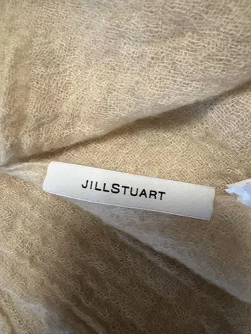 JILLSTUART 캐시미어 100% 옅은 베이지 스톨