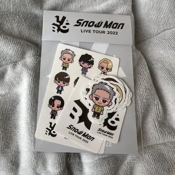 Snow Man LIVE TOUR 2022 스티커 6개 세트