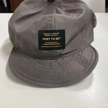 POST TO BE 그레이 캡 발수 가공