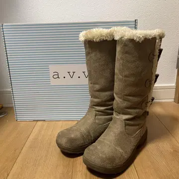 a.v.v 스노우 부츠 롱 부츠 23.0
