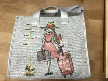 Lita Aaty 2way 토트백 실버 대용량 TRAVEL