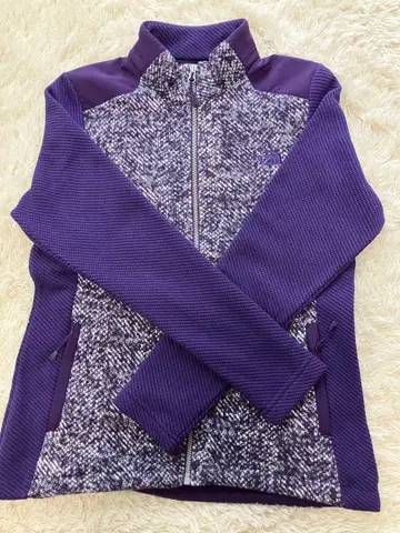 THE NORTH FACE 보라색 플리스 자켓
