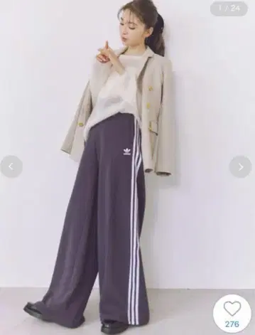 SNIDEL 아디다스 오리지널스 롱 팬츠