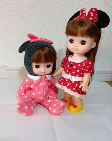 레민 & 소란 2체 세트 앨리스 원피스 럭색 아기 고양이 멜로디 포함