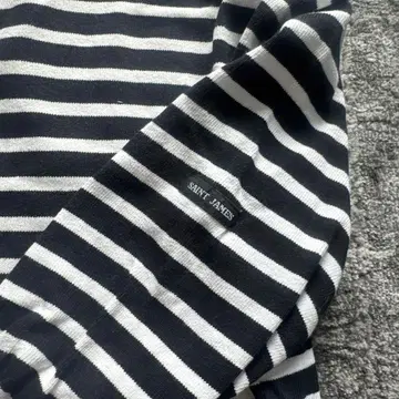 SAINT JAMES 긴팔 스트라이프 T셔츠