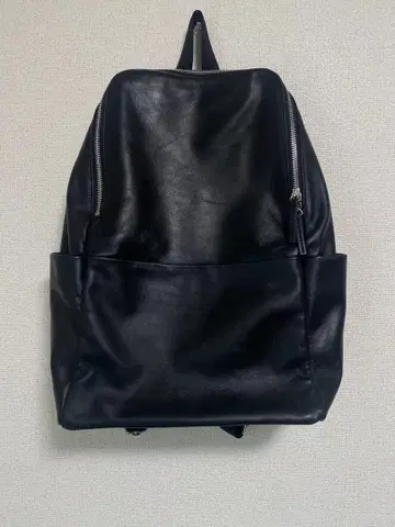 새상품급 개럴개런트 가죽 백팩 블랙 천연 가죽