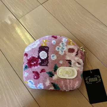 FEILER 꽃무늬 파우치 핑크