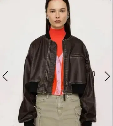 SLY VINTAGE F/LEATHER CROP BZ