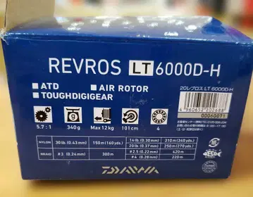 미사용 새상품 Daiwa REVROS LT 6000D-H 스피닝 릴