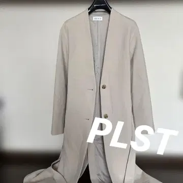 PLST 베이지 롱 코트