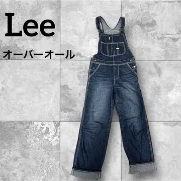 새상품급 Lee 다크 데님 오버롤